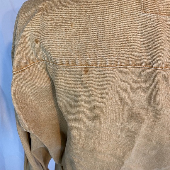 SOLD - 80s western tan jean jacket - Picture 4 of 6